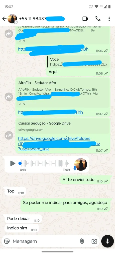 Feedback Download Cursos Top 4