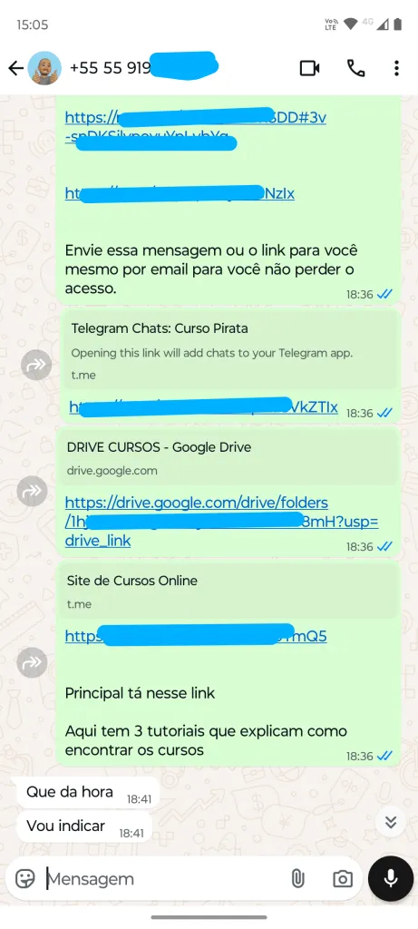 Feedback Download Cursos Top 5