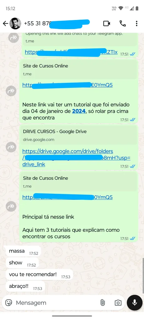 Feedback Download Cursos Top 7