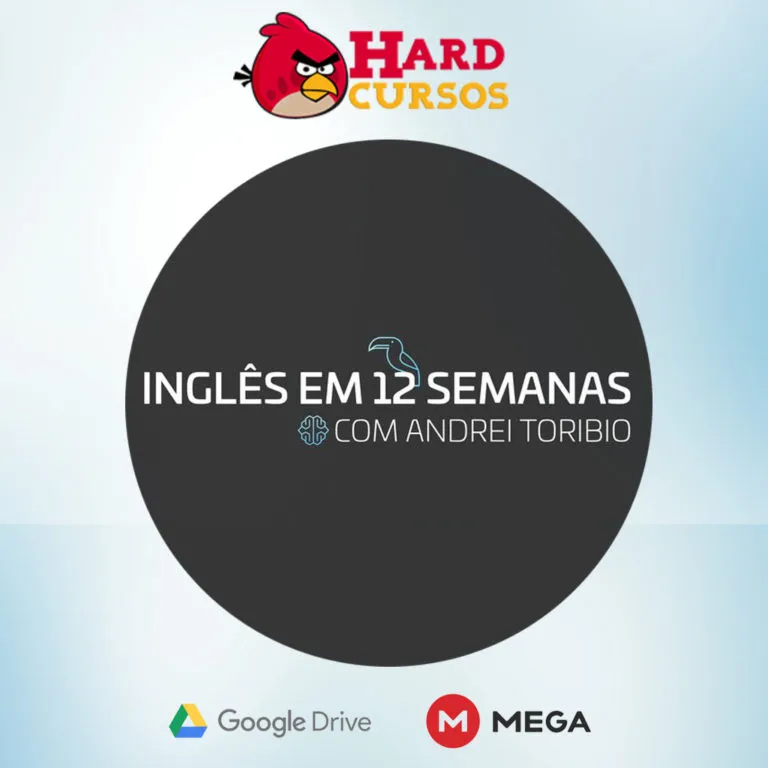 Capa: Baixar Inglês em 12 Semanas Andrei Toribio: Fluência Rápida