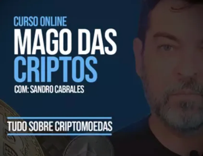 Capa: Baixar Mago das Criptos por Sandro Cabrales: Domine Criptomoedas