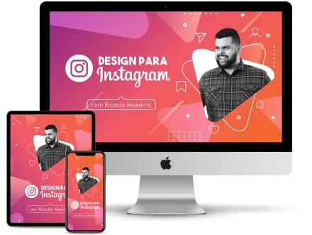 Capa: Design para Instagram Ricardo Maxxima: Baixar Curso Completo 2021