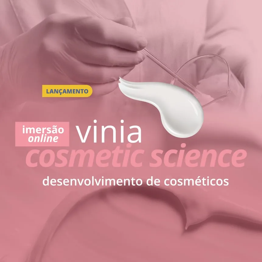 Capa: Vinia Cosmetic Science: Baixe o Curso Completo Aqui