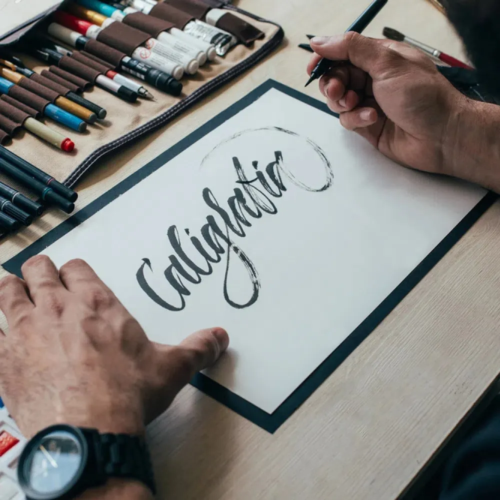 Capa: Curso de Caligrafia IUB: Baixar Manual Completo Online