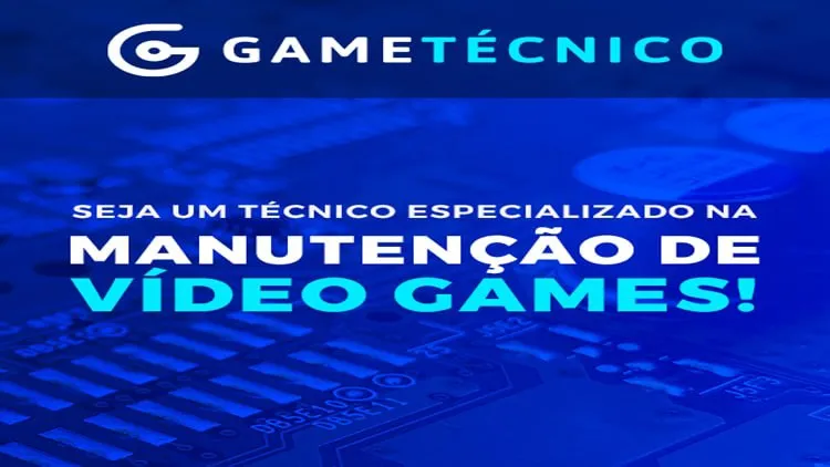 Capa: Curso de Console Game Técnico: Download Rápido e Completo