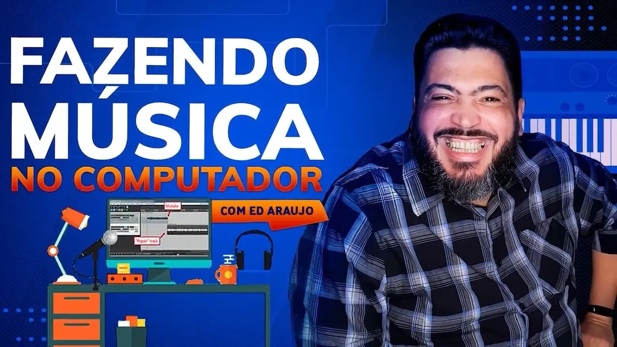 Capa: Baixar: Música no Computador com Ed Araújo | Curso Completo