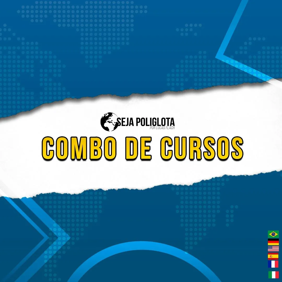 Capa: Combo Seja Poliglota Lucas Flach: Baixar Curso Completo Agora!