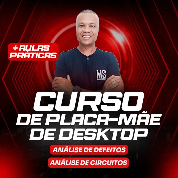 Capa: Curso Reparo Placa Mãe Desktop Magnata Silva: Baixar Online