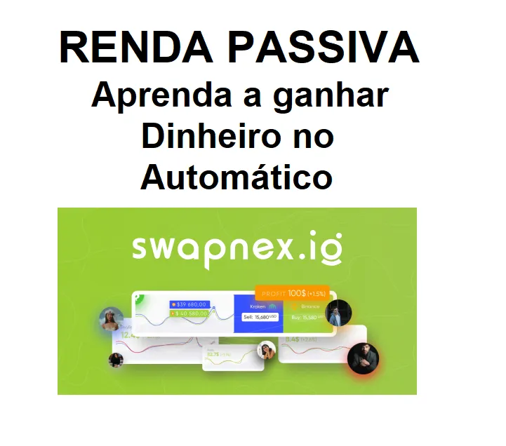 Capa: Swapnex.io: Baixar Plataforma de Arbitragem Automática para Lucros Diários
