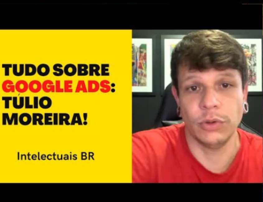 Capa do curso Google Ads para Dropshipping com Tulio Moreira, destacando "Download Completo"