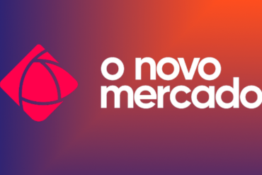 Capa do curso O Novo Mercado de Ícaro de Carvalho com elementos de sucesso digital.