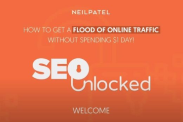 Capa do Curso SEO Unlocked Neil Patel com destaque para download e otimização de sites.