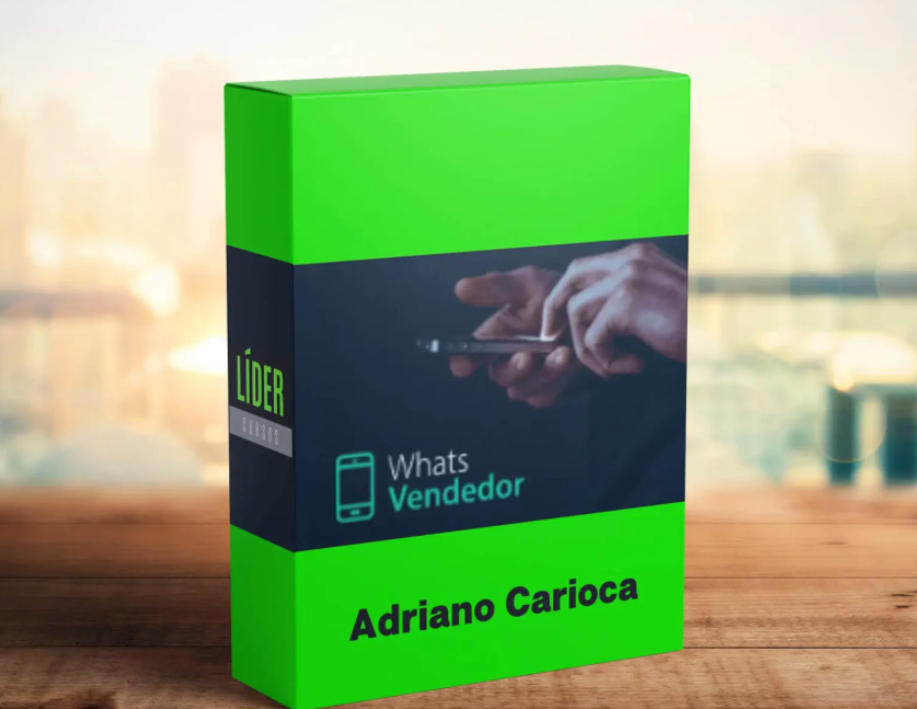 Capa do curso WhatsVendedor com celular exibindo gráficos de vendas no WhatsApp