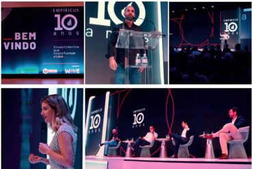 Gráfico mostrando crescimento financeiro exponencial com logo Empiricus