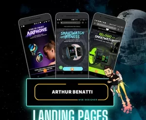 Capa do Curso Landing Canva Arthur Benatti: Criação de Landing Pages Profissionais com Canva Free