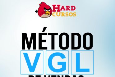 Capa do curso Método VGL de Vendas Tiago Fonseca com design moderno e chamativo.