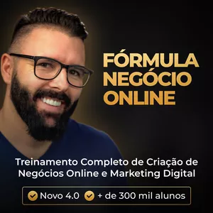 Alex Vargas apresentando o Fórmula Negócio Online, curso completo para criação de negócio online.