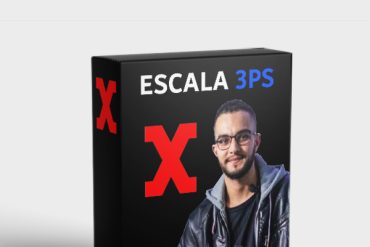 Capa do curso Escala 3ps 2.0 de Cadu Ads, com destaque para tráfego pago e escala.