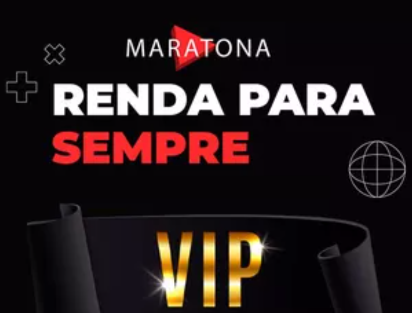 Peter Jordan em uma sala VIP mostrando o curso Maratona Renda Para Sempre com tela de computador e gráfico de crescimento