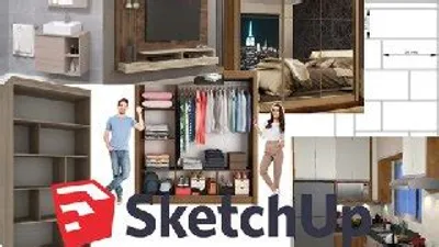 SketchUp para Marcenaria Moderna: curso completo para criação de móveis sob medida