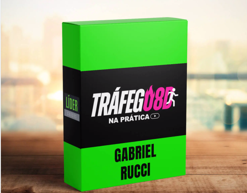 Gabriel Rucci ensinando gestão de tráfego pago para lançamentos