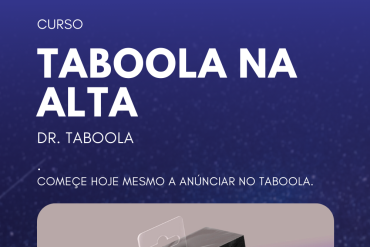 Capa do curso Taboola na Alta com foco em tráfego nativo e publicidade digital