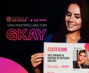 Curso Segredos do Instagram Gkay com download completo e estratégias de conversão