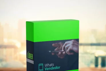 Capa do curso Whats Vendedor com ícone do WhatsApp e símbolo de dinheiro