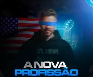 Capa do curso Afiliagram Pro de Lilo Henrique, mostrando estratégias de marketing digital e vendas online.