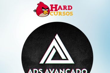 Estevão Soares ministrando o Curso Face Ads Avançado com gráficos de desempenho.