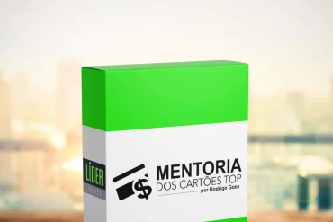 Capa da Mentoria dos Cartões TOP com Rodrigo Goes ensinando sobre benefícios de cartões de crédito.