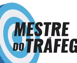 Capa do curso Mestre do Tráfego Local de Bruno Cordeiro com ícones de gráficos e setas indicando crescimento.