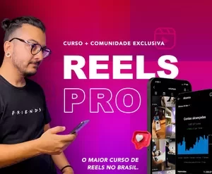 Capa do Curso Reels Pro: Domine vídeos para Instagram e Cresça seu Perfil