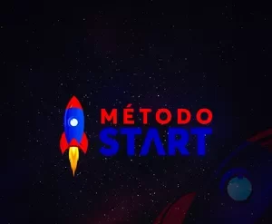 Logo do Método Start Karyne Otto com ícones de marketing digital