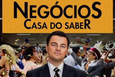 Capa do curso Casa do Saber Gestão e Negócios com ícones de negócios e crescimento.