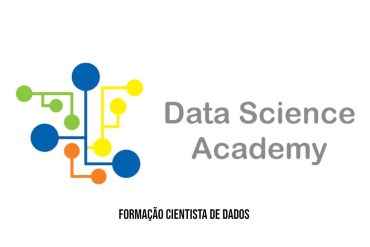 Capa da Formação Cientista de Dados DSA com elementos de análise de dados e inteligência artificial.