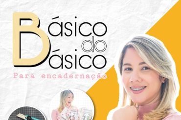 Curso básico de encadernação com Lidiane Severiano, técnicas artesanais e materiais de encadernação.