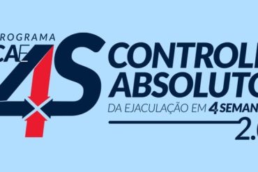 Capa do curso Macho de Verdade com o título 'Controle Absoluto da Ejaculação em 4 Semanas'