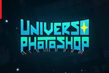 Capa do curso Universo Photoshop da Brainstorm Academy com ferramentas de edição de imagem em destaque.