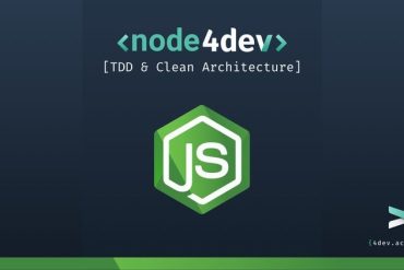 Capa do curso Node.js, TypeScript, TDD, DDD e Clean Architecture por Rodrigo Manguinho
