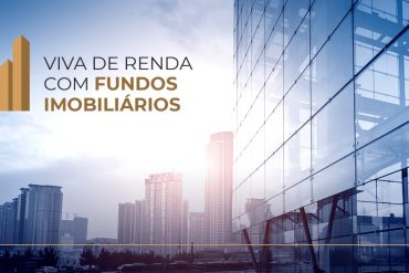 Capa do curso 'Viva De Renda com Fundos Imobiliários' de Arthur Vieira com ícones de investimento e imóveis.