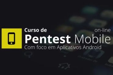 Pessoa testando a segurança de um smartphone com ferramentas de pentest