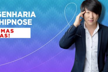 Capa do curso Engenharia da Hipnose de Pyong Lee em formato digital com ícones representando aprendizado e mente.