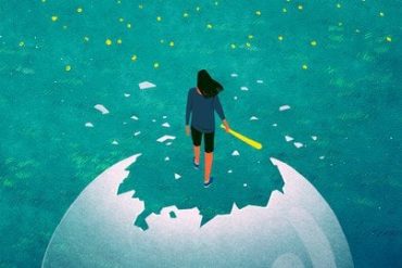 Capa do curso Medo e Ansiedade Princípios de Reprogramação Mental Hackers do Estudo com elementos visuais de superação.