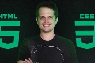 Capa do Curso HTML e CSS com Matheus Battisti e exemplos de projetos web