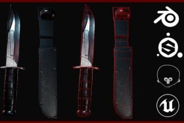 Criação de Game Asset AAA em modelo 3D de alta qualidade, ensinado por Diego Neves.