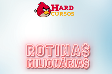 Capa do curso Rotinas Milionárias de Rodrigo Barbi com título em destaque.