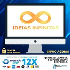 Tela do curso Ideias Infinitas Ana Tex para download, mostrando um infográfico de ideias para redes sociais