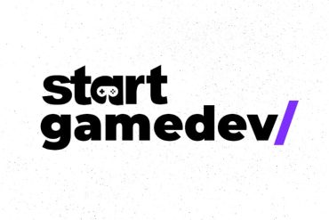 Capa do curso Start GameDev de Wenes Soares, com logo CSJ Academy e um personagem de videogame animado