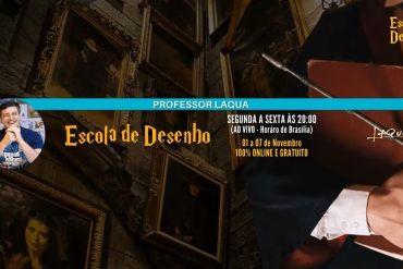 Curso Escola de Desenho Professor Laqua, aprender a desenhar, técnicas de desenho, criatividade artística